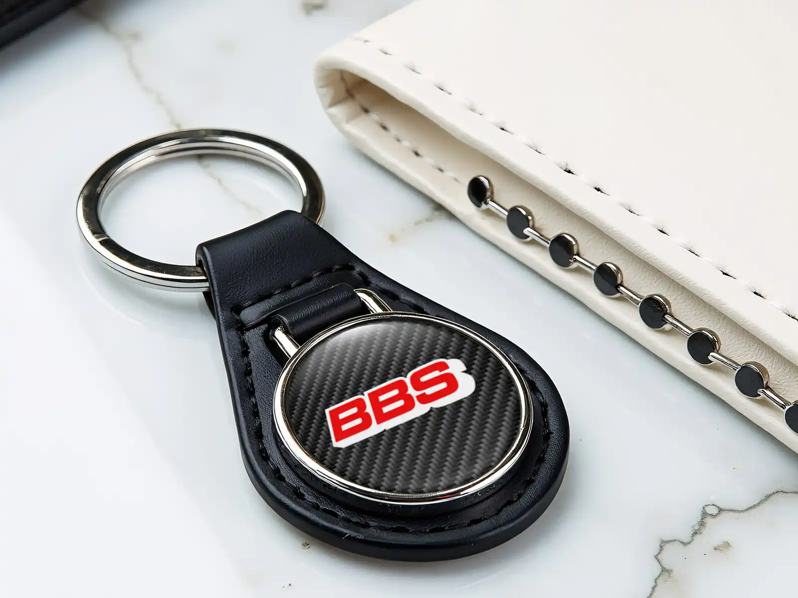 BBS Support Anneaux Cuir Regroupe Clés
